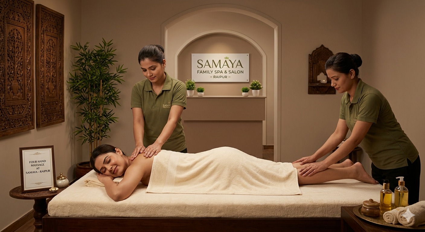 Four Hand Spa Massage | Samaya Spa Raipur