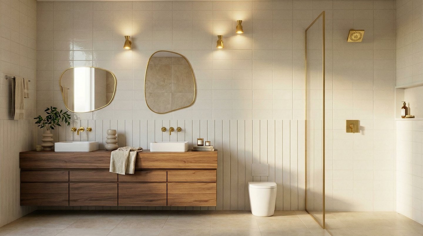 BATHROOM NATURAL MEDITERRANEAN STYLE