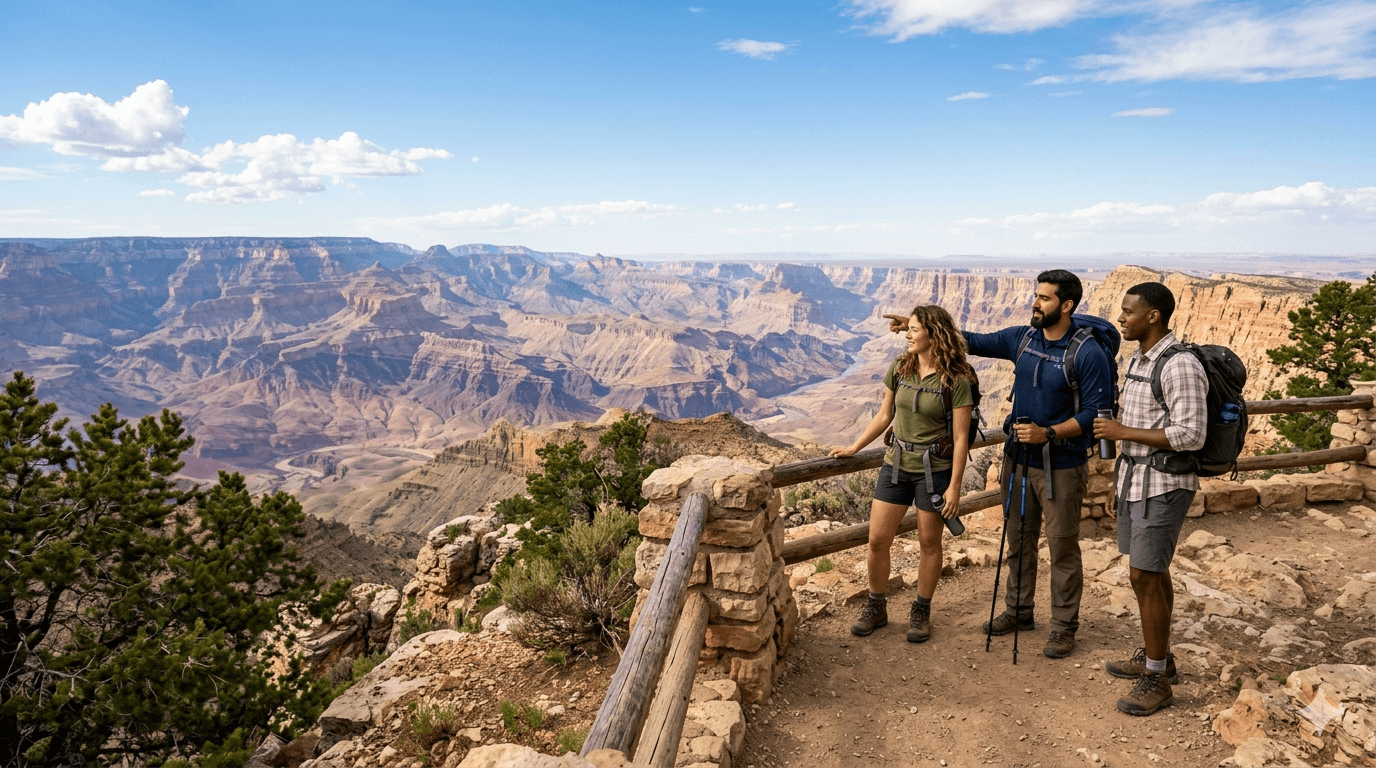 Parque nacional nos Estados Unidos em roteiro de natureza e aventura.