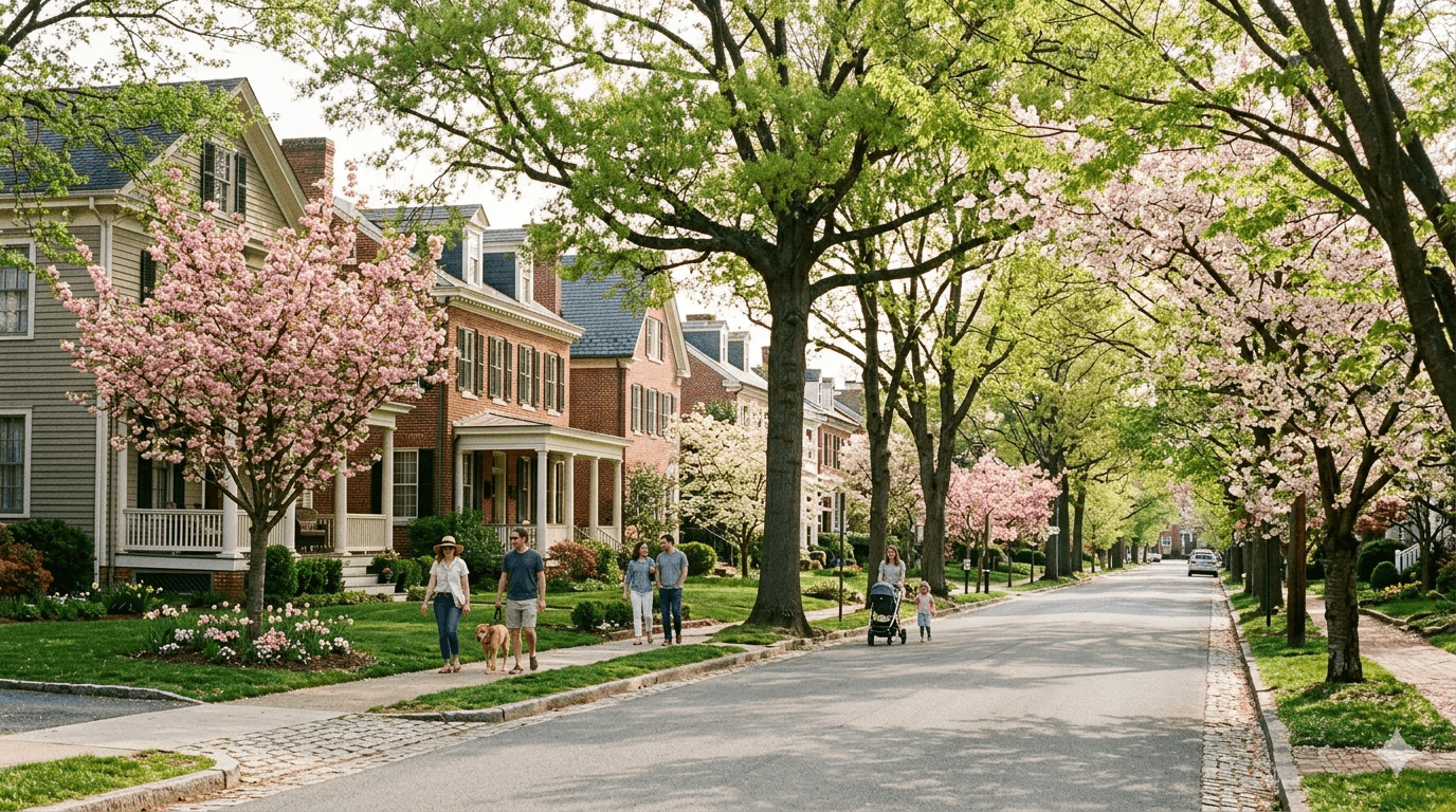 Primavera nos Estados Unidos como uma das melhores épocas para viajar.