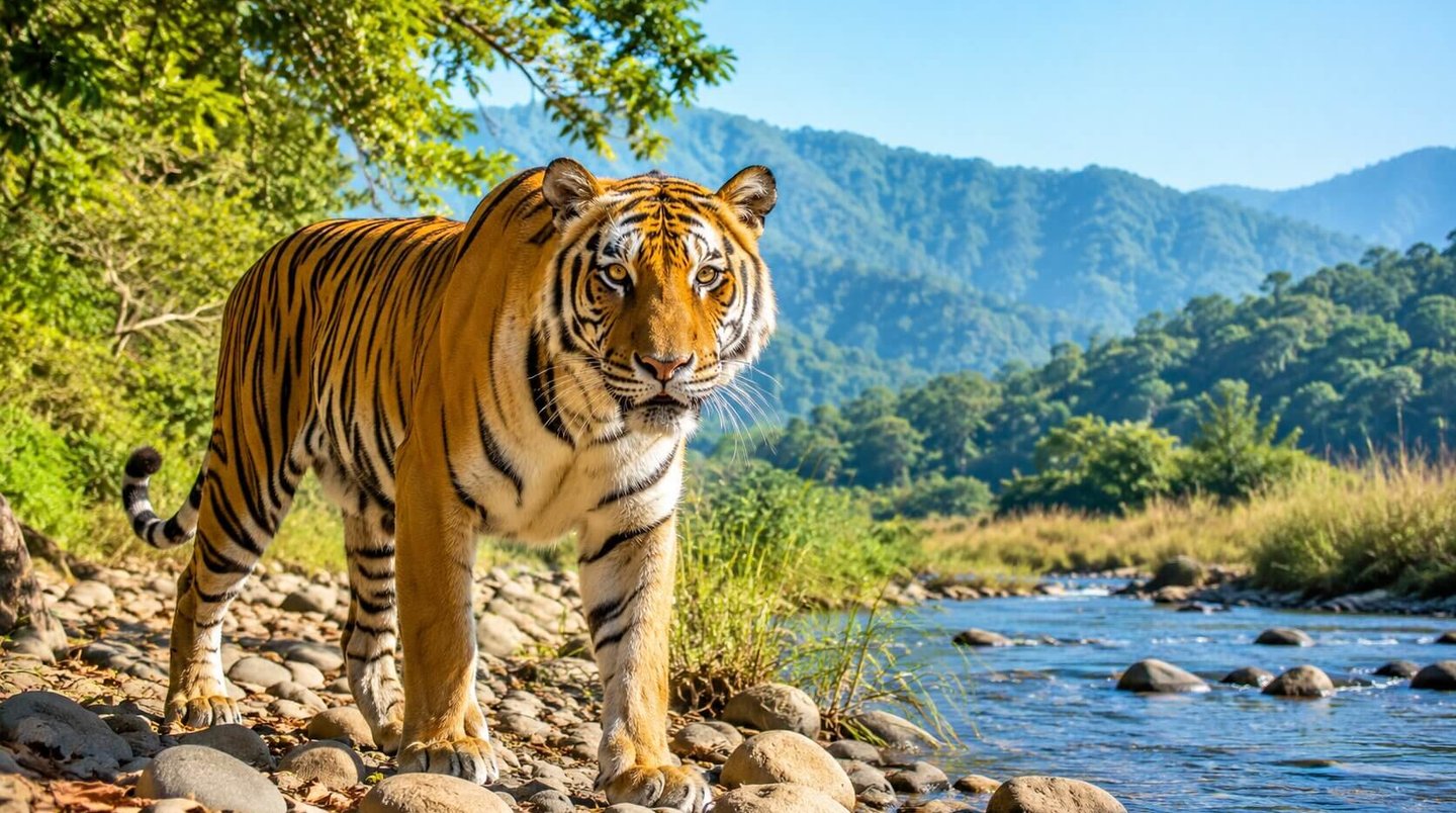 Royal Bengal Tiger at Jim Corbett National Park
