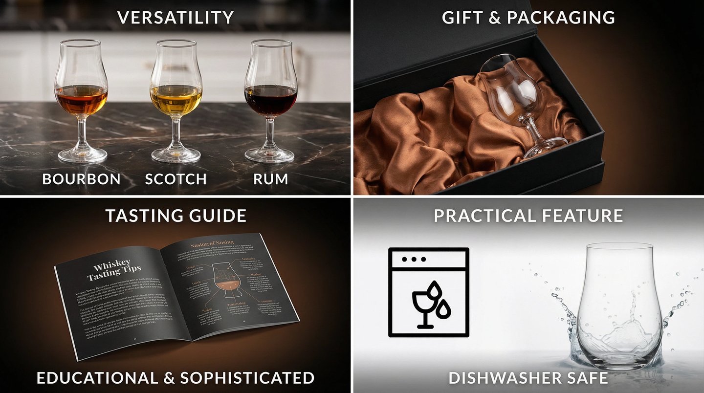 Tulip Whiskey Glass wholesale in China