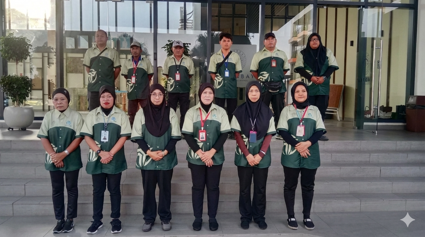 Professional TOT Cleaning & Landscape Service Sdn Bhd team ready for expert services.