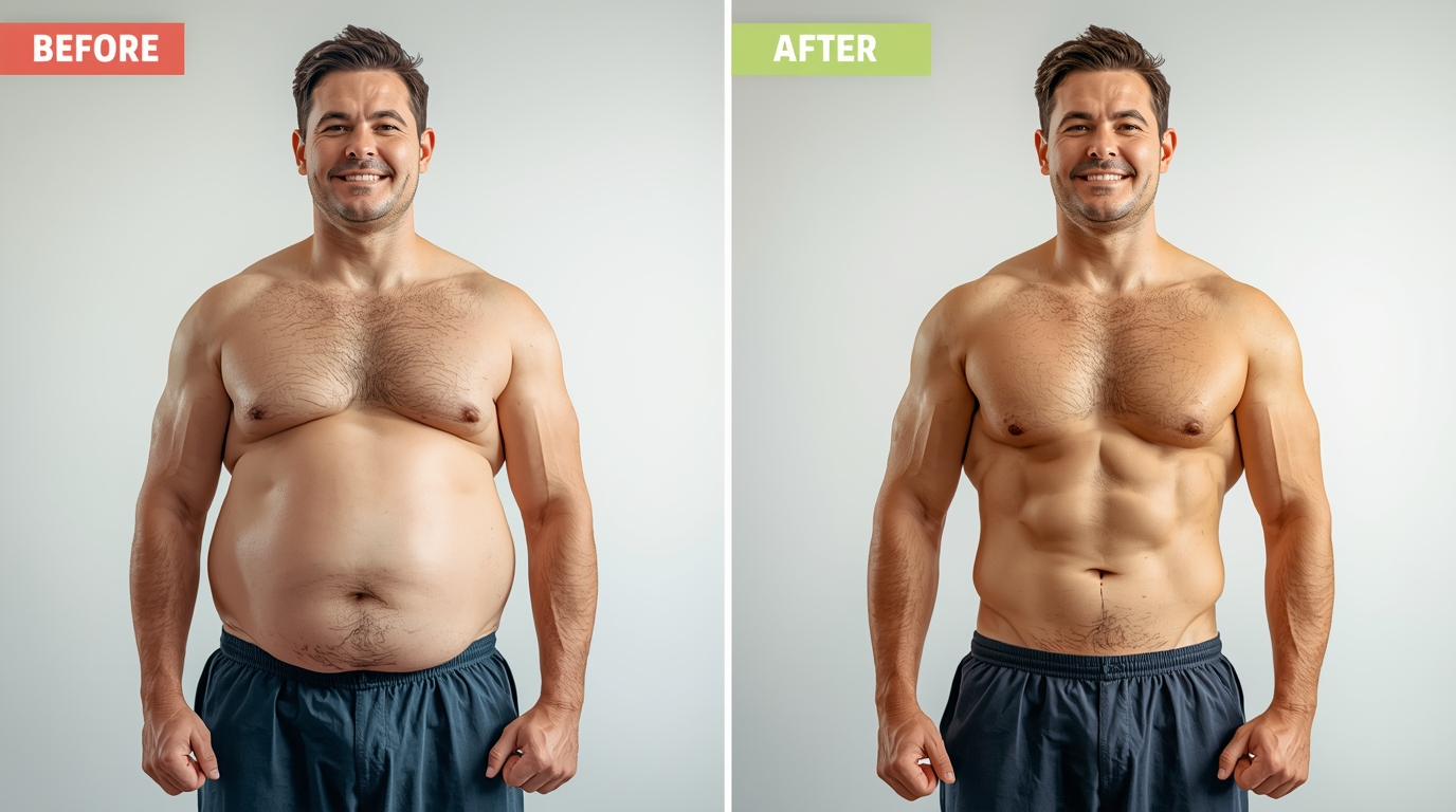 fitness transformation concept