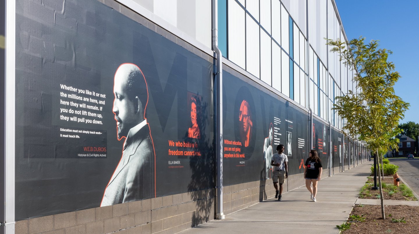 Louisville Urban League Sports & Learning Complex Cultural Wall Placemaking Civil Rights