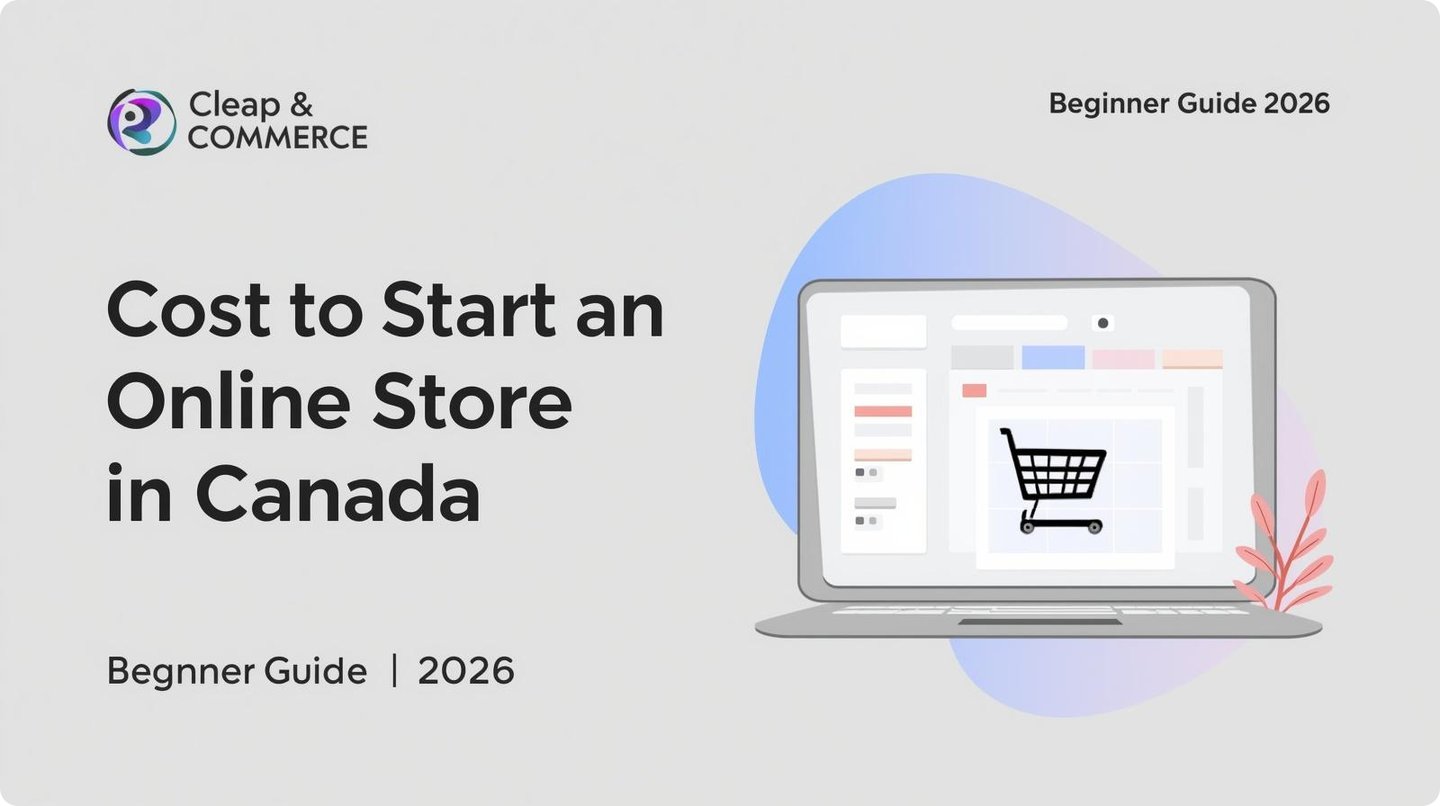 cost to start an online store in Canada for beginners