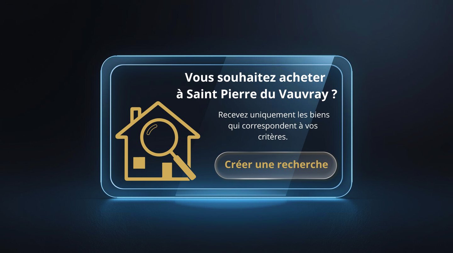 Acheter immobilier Saint Pierre du vauvray
