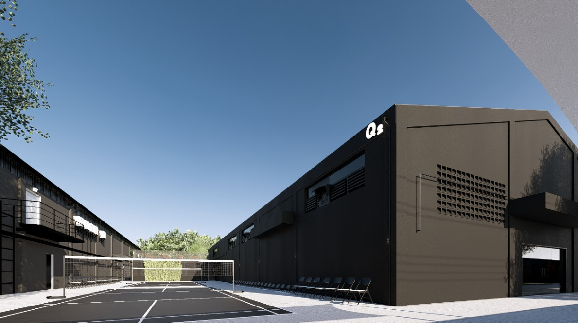 Sports Hub Design with Tennis Court