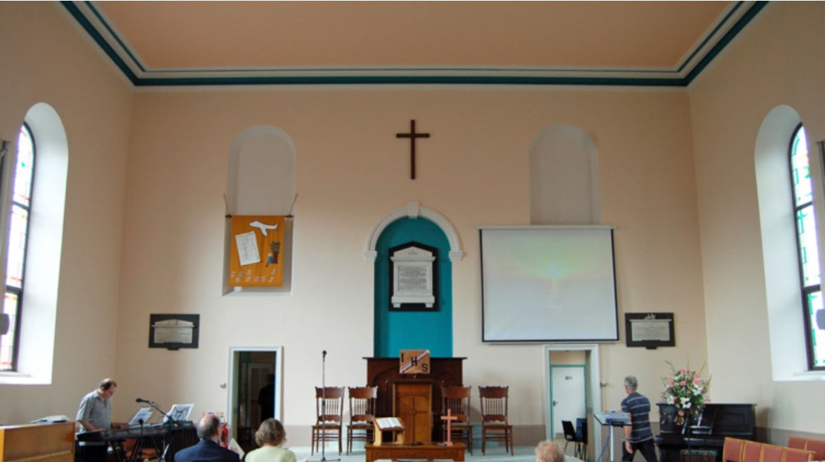 West End Baptist Church interior