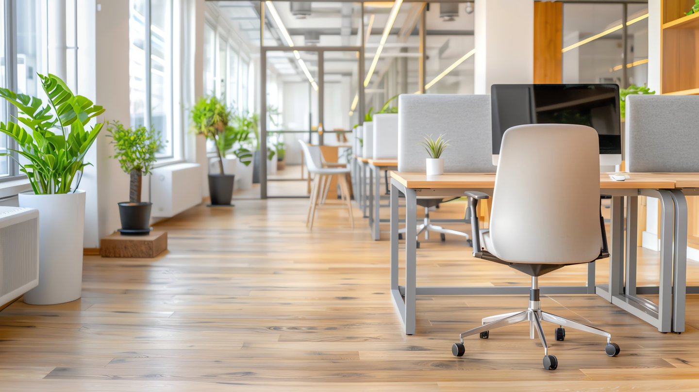 Clean office space