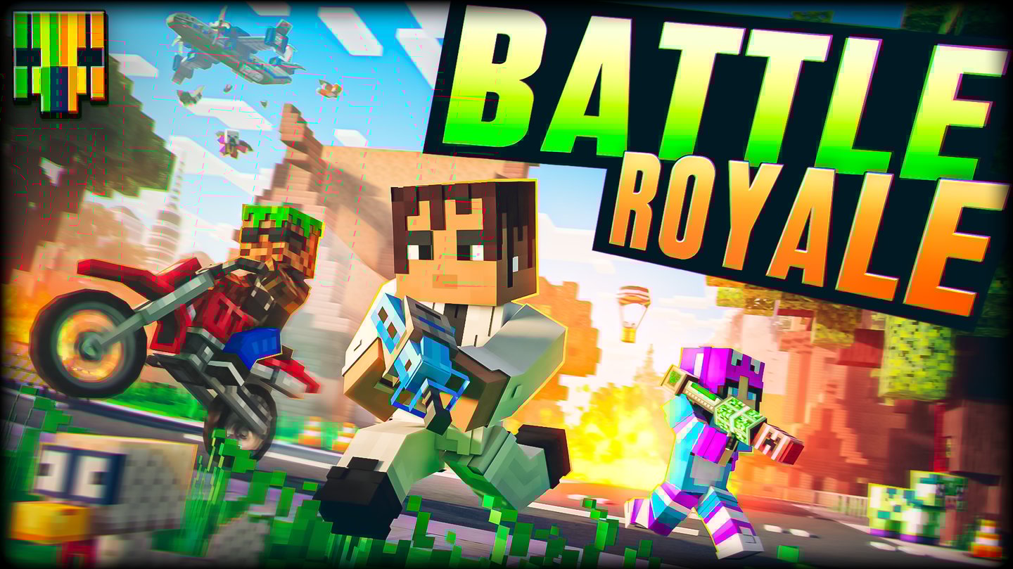 Minecraft Battle Royale Map Key Art