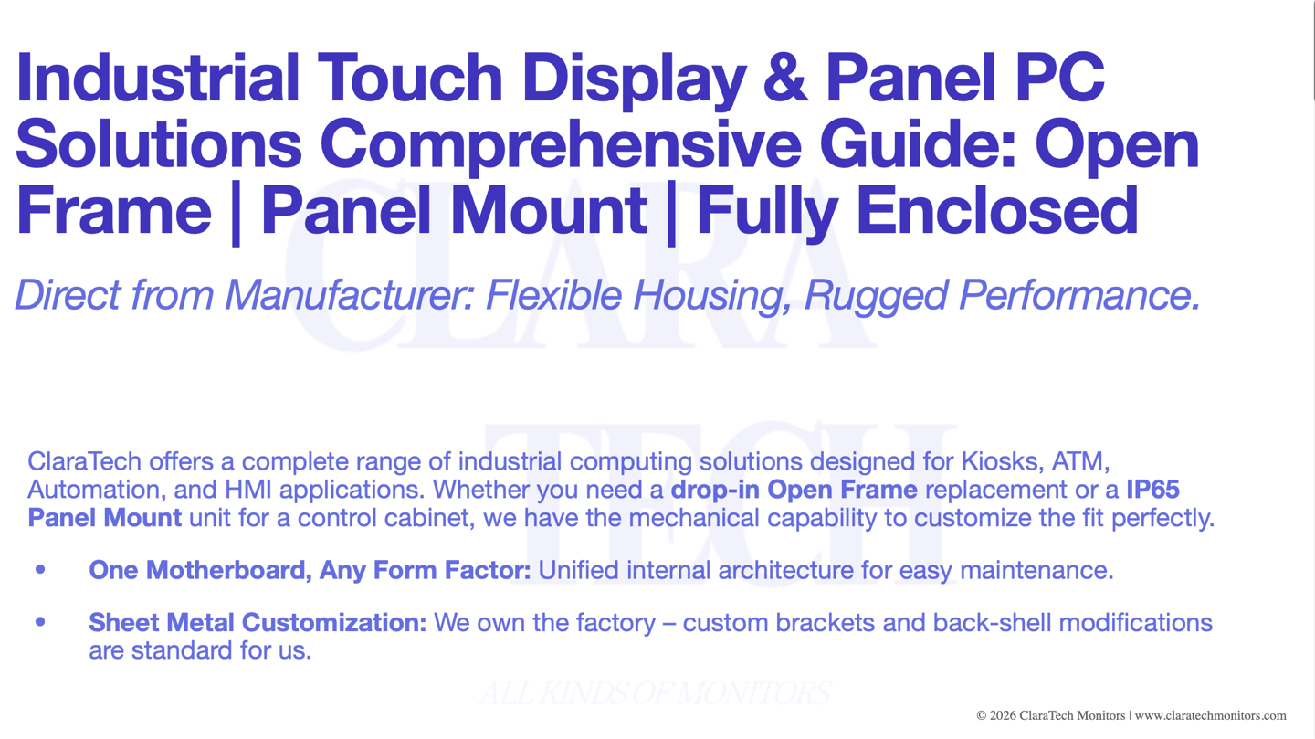 claratech's industrial pc's 2026 catalog
