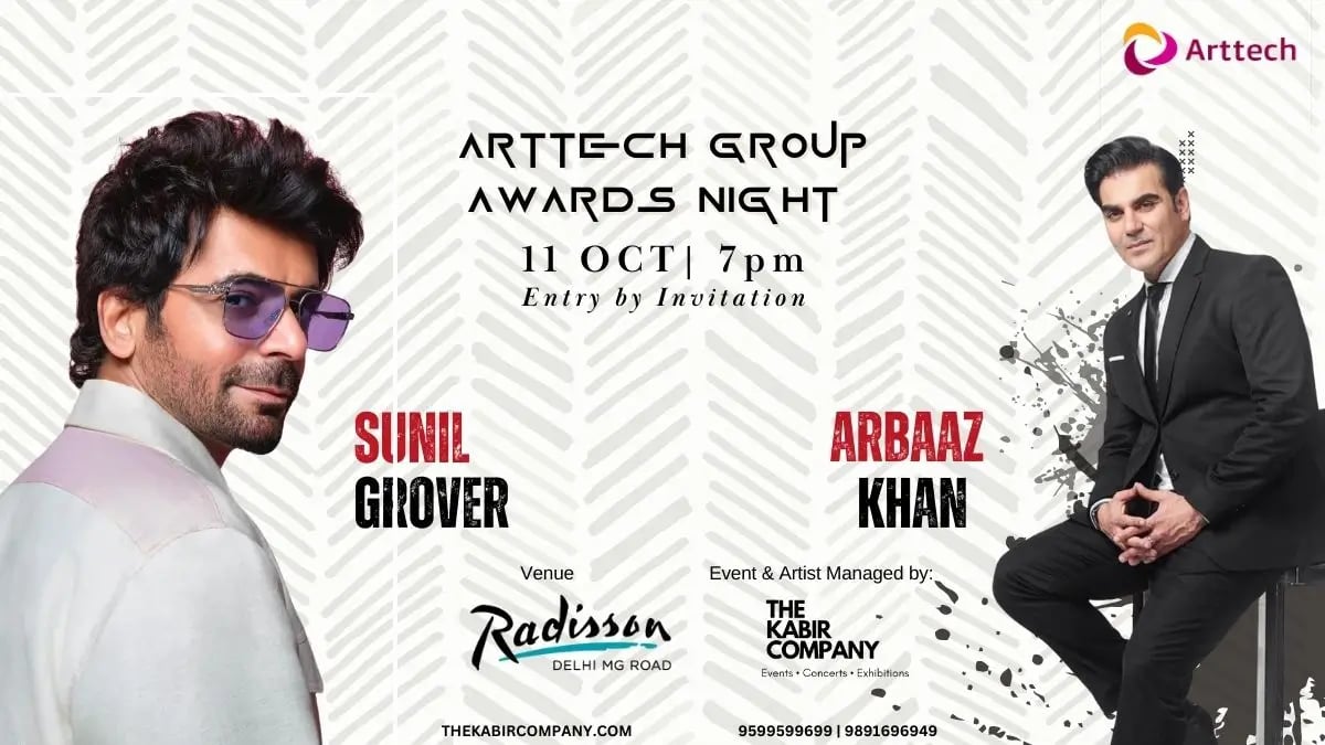 Sunil Grover and Arbaaz Khan | Corporate events in Delhi NCR | The Kabir Company