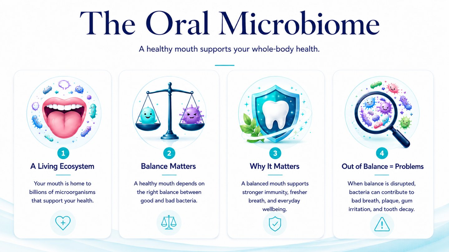 The oral microbiome