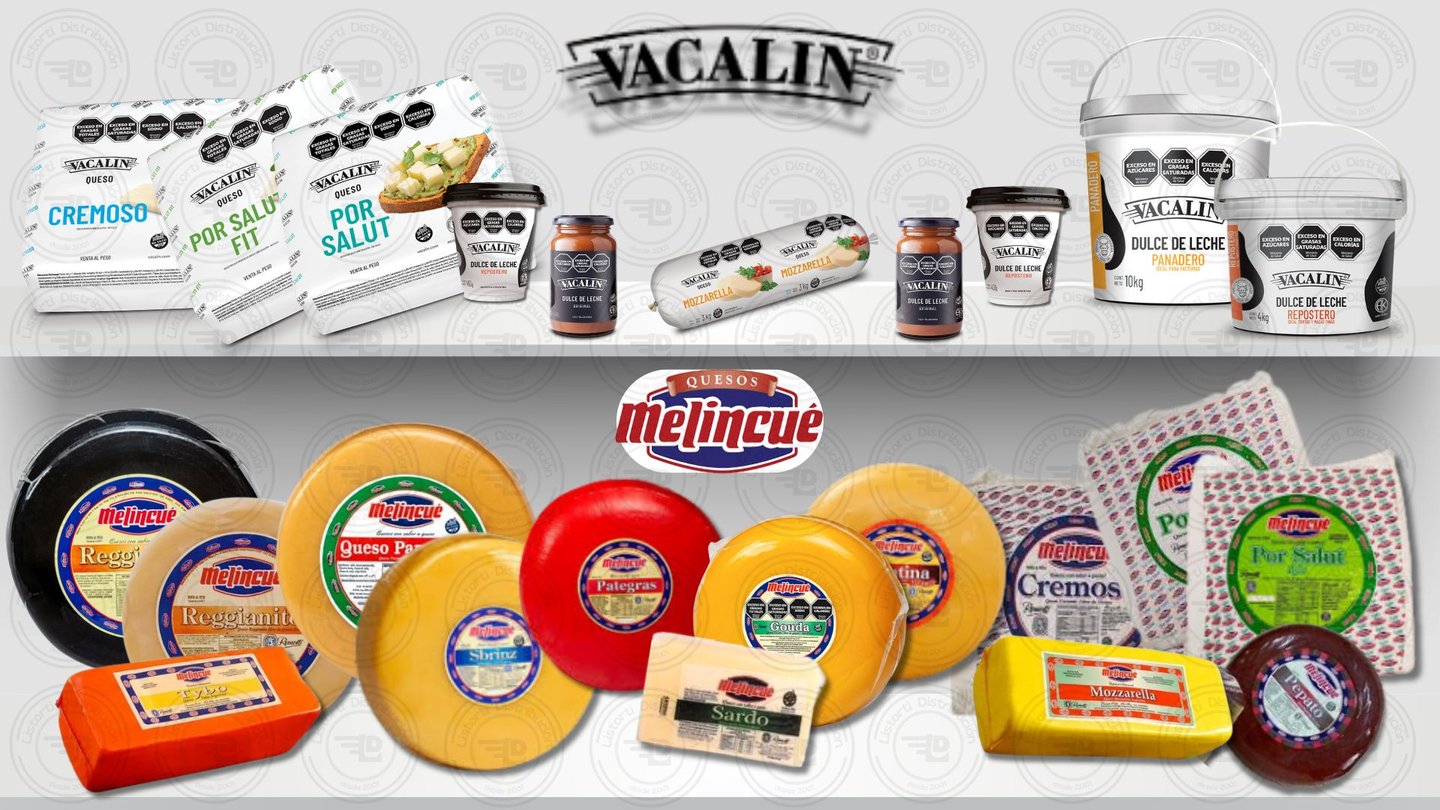 Distribuidor de lácteos Vacalin- Venta mayorista Melincué