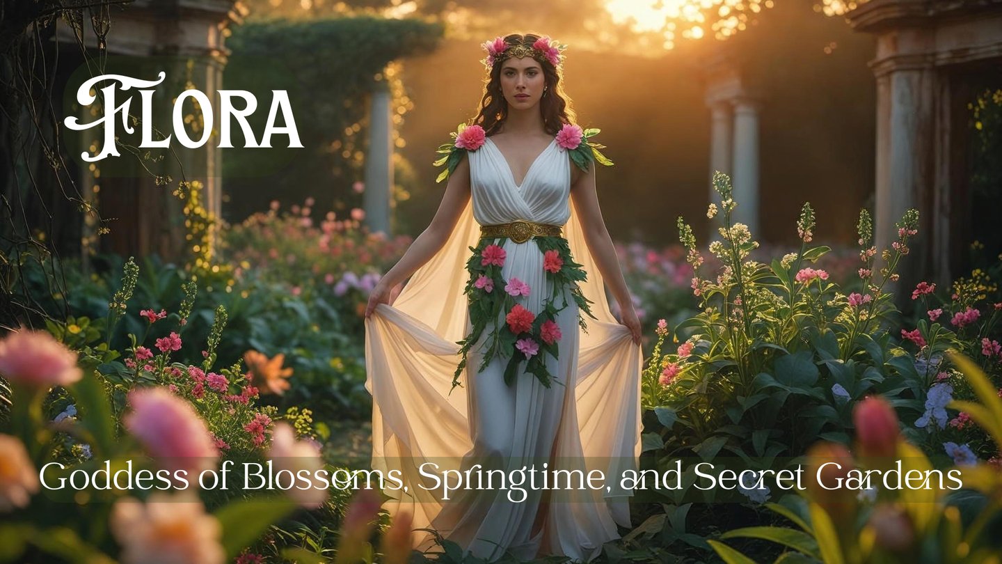Flora - Goddess of Blossoms, Springtime and Secret Garden