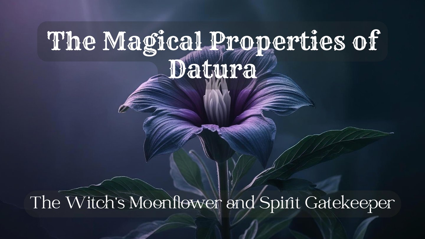 The Magical Properties of Datura — The Witch’s Moonflower and Spirit Gatekeeper