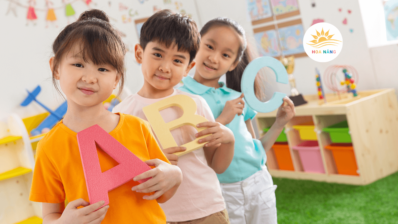 Lớp học can thiệp sớm trẻ chậm nói tại trung tâm Hoa Nắng An Đồng - An Dương - Hải Phòng