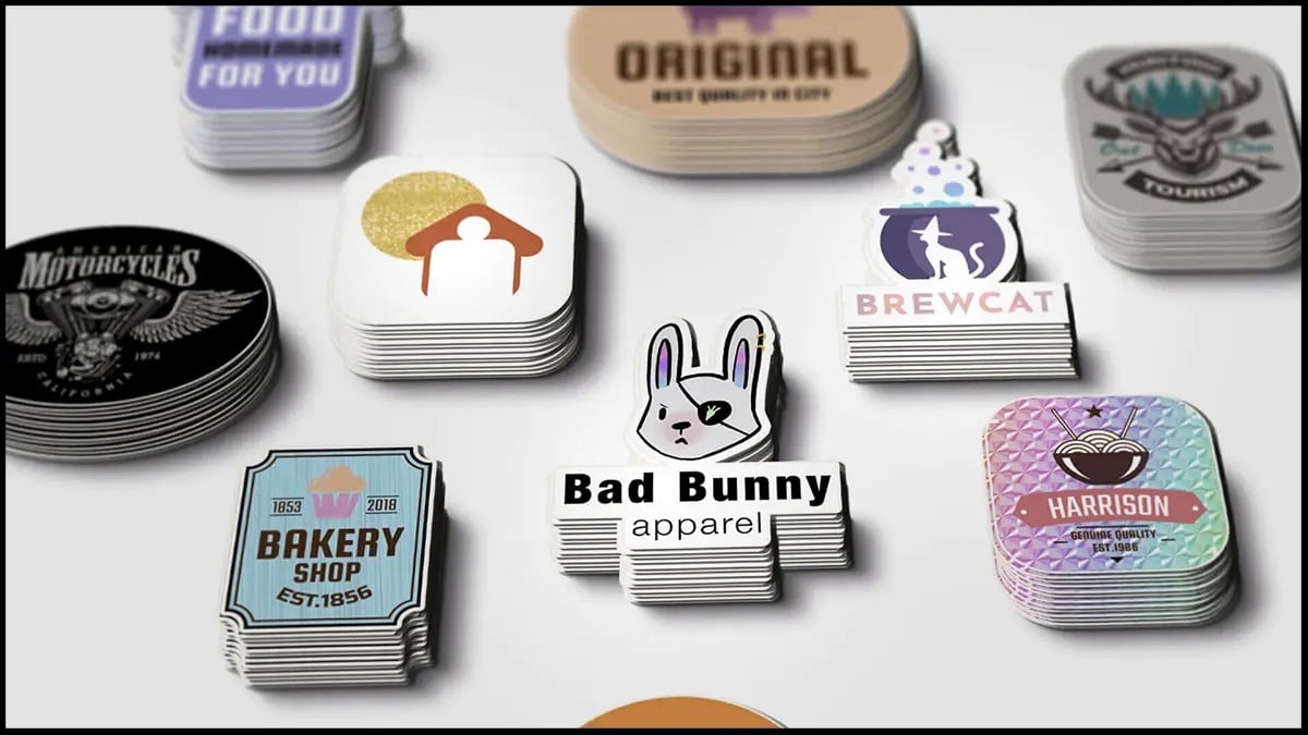 Custom stickers merchandise