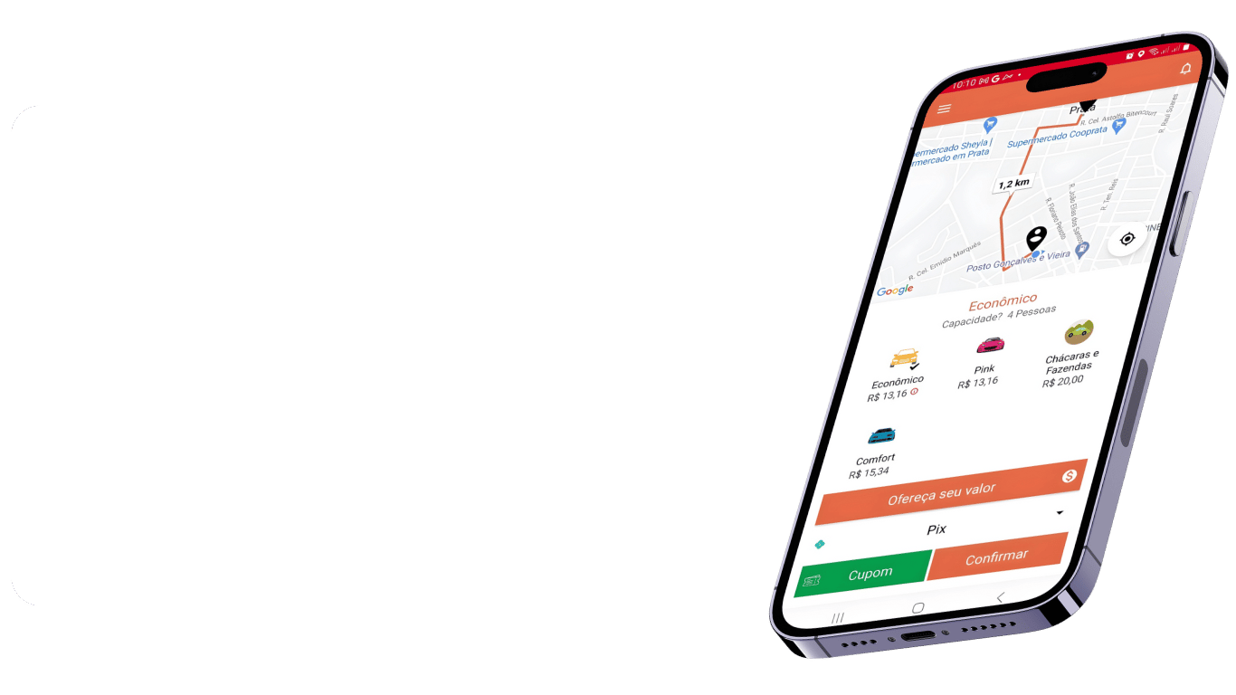 Celular com a tela do aplicativo Apktem.