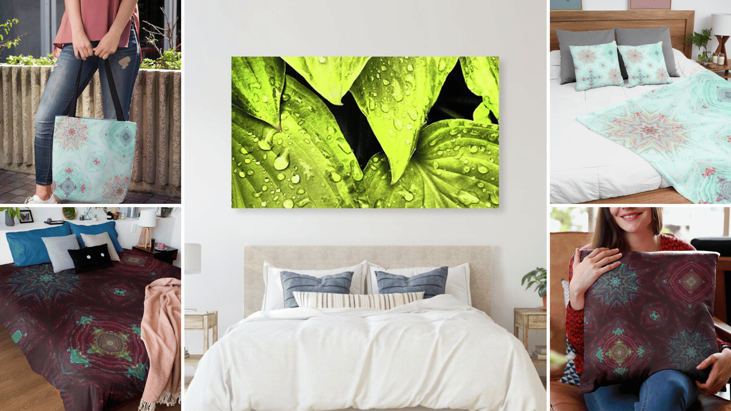 collage of photos , duvet cover, throw pillows, fleece blanket, canvas print, tote bag  