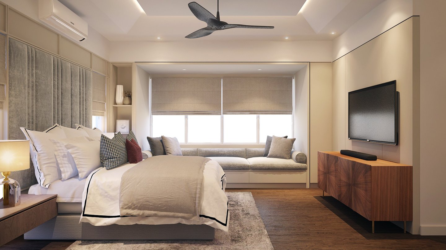 villa avenue master bedroom