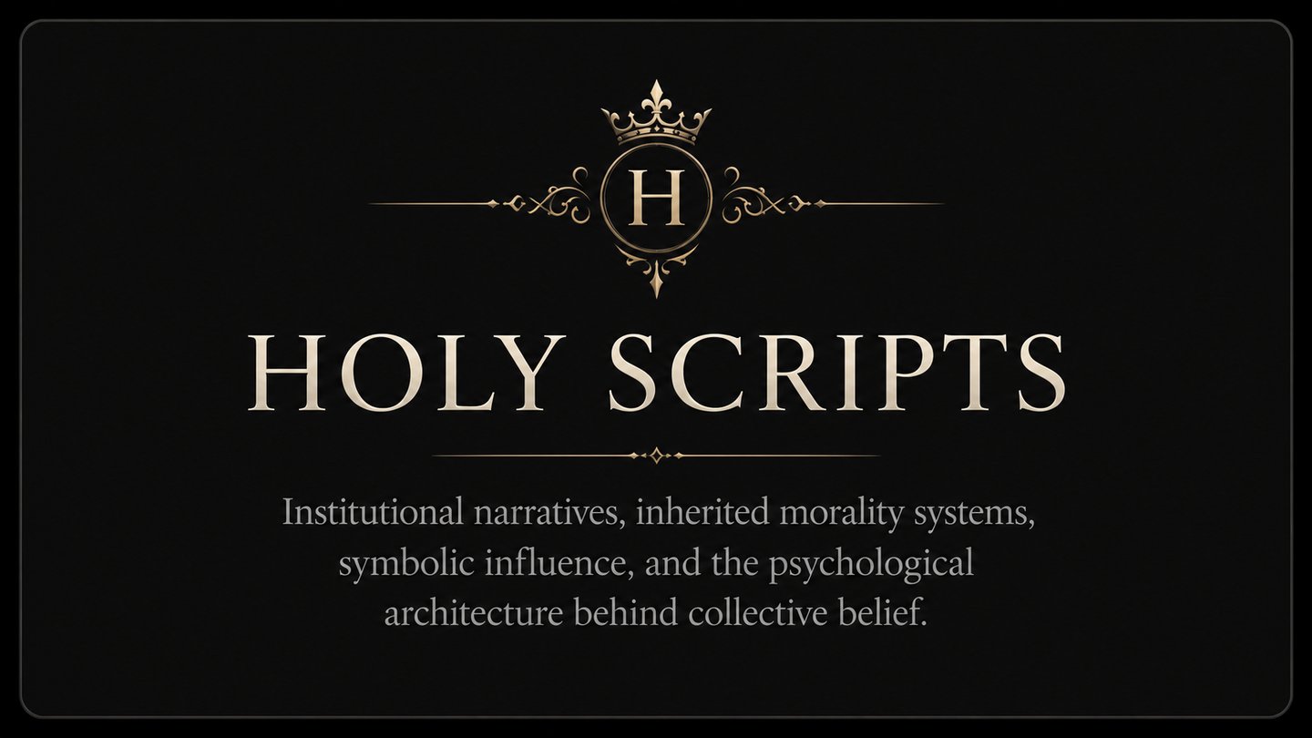 Cinematic visual representing sacred symbolism and reflective thought