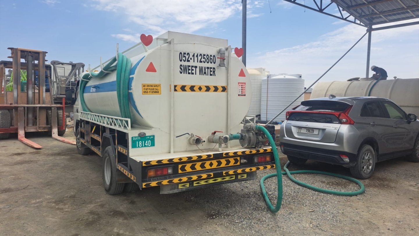 Sweet Water Tanker Supply In Dubai