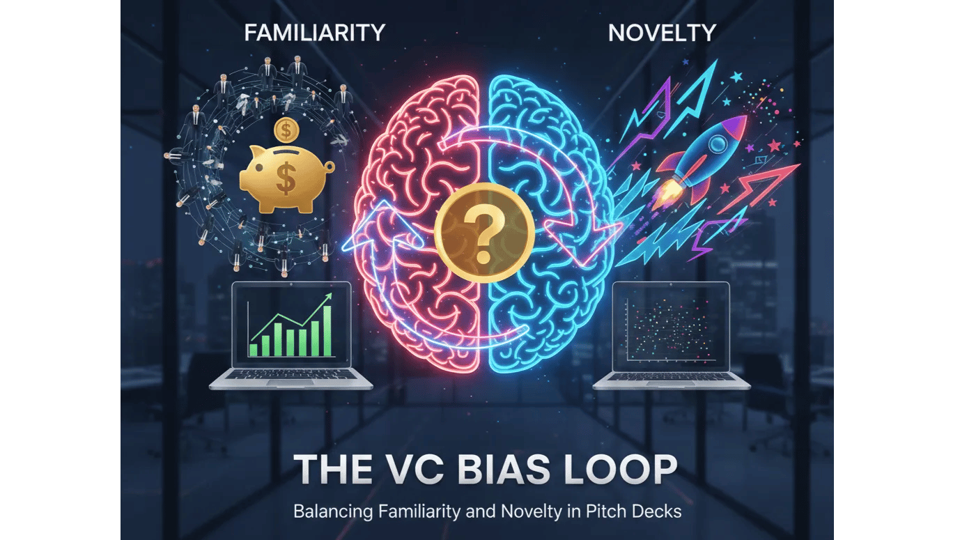 The VC Bias Loop: Balancing Familiarity and Novelty in Pitch Decks