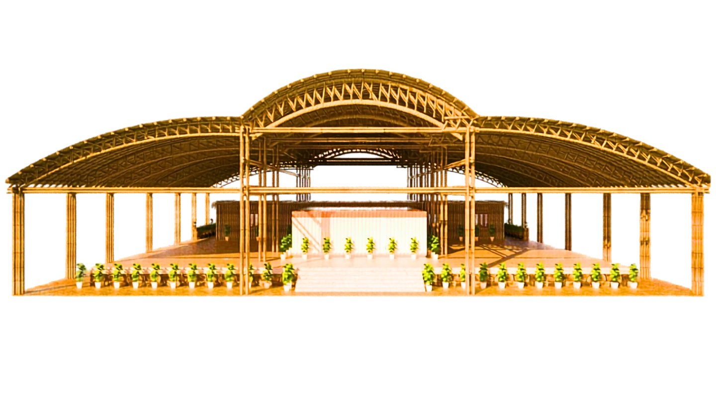 Bamboo Gurdwara Sahib 3D