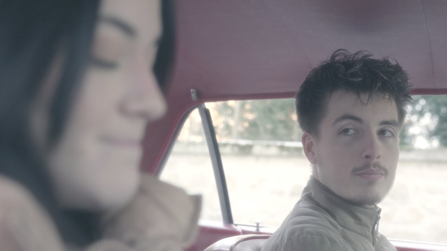 photo prise sur le tournage d'un clip vidéo musical