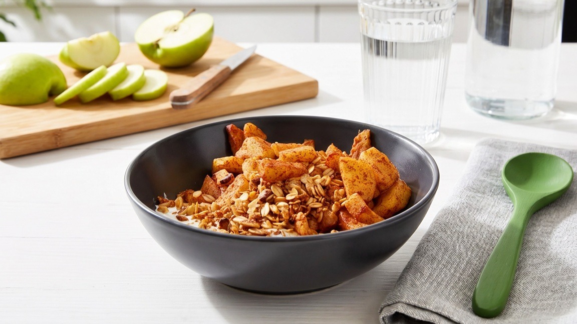 Healthy Apple Crumble