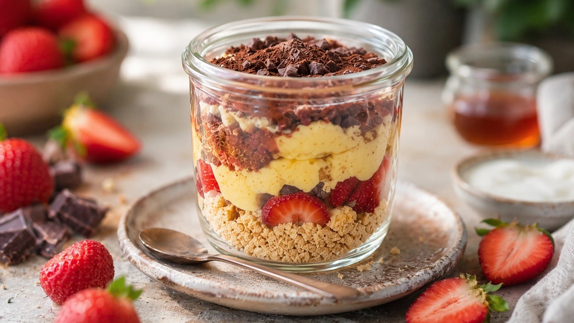 Dolce Vegano Cremoso alle Fragole