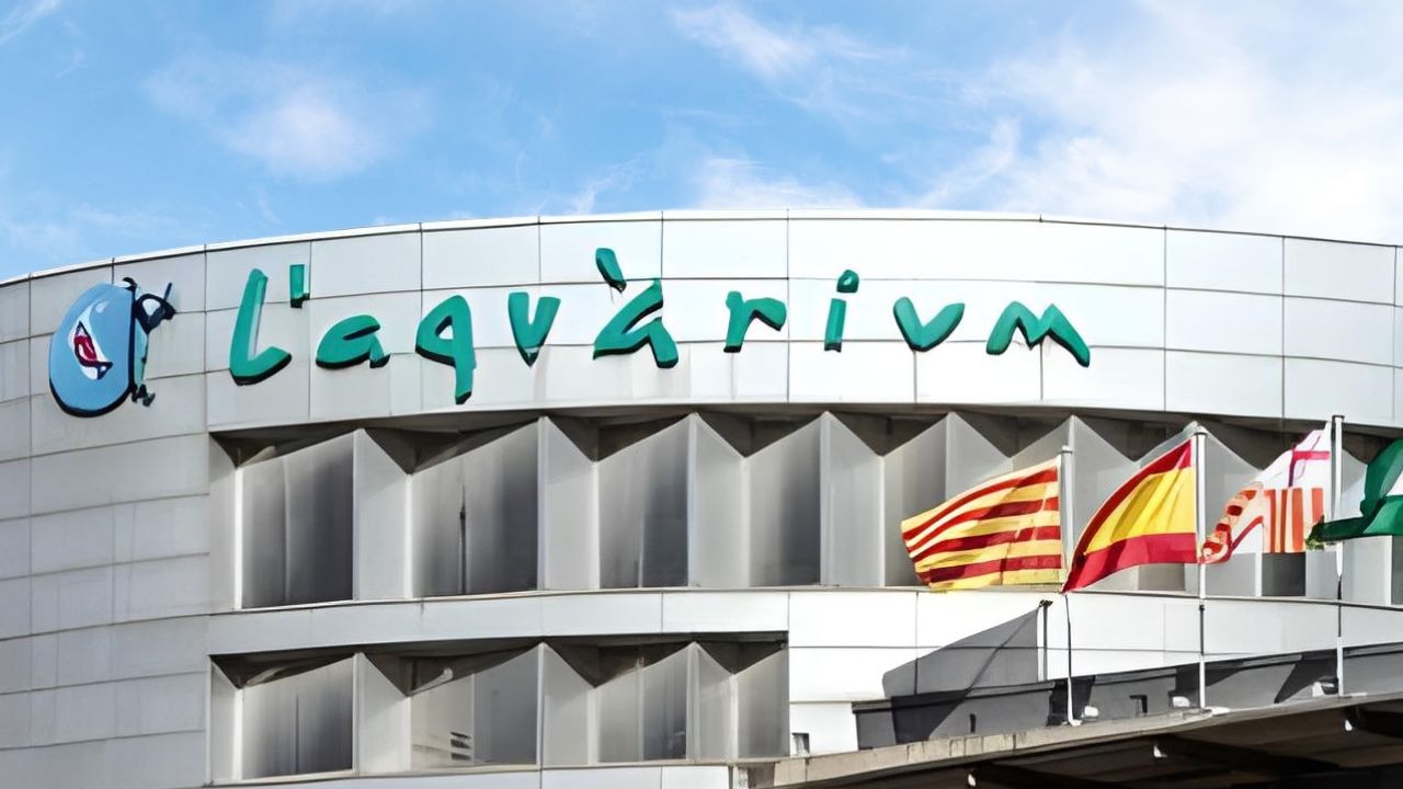 foto vista do aquario de barcelona