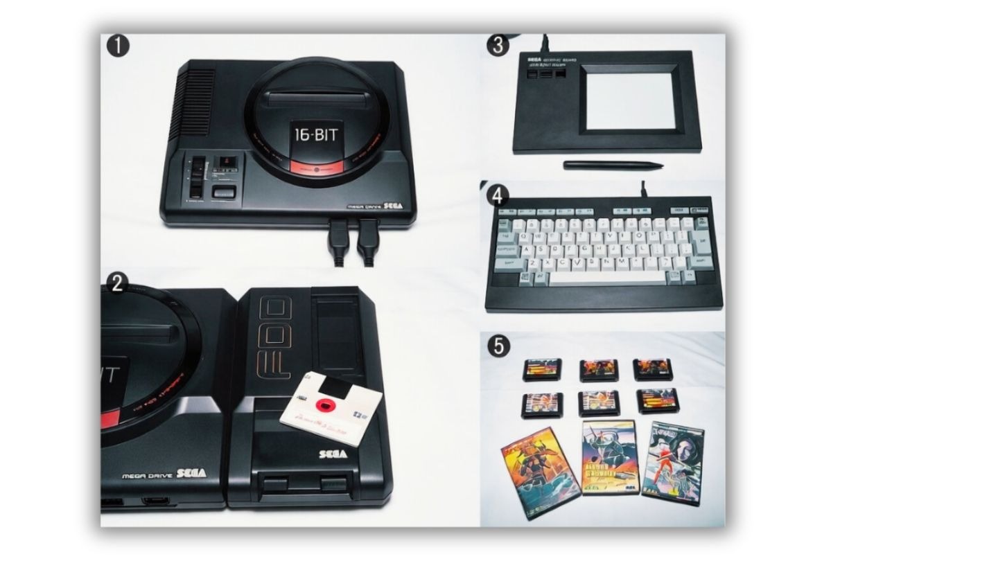 Mega Drive e seus acessorios