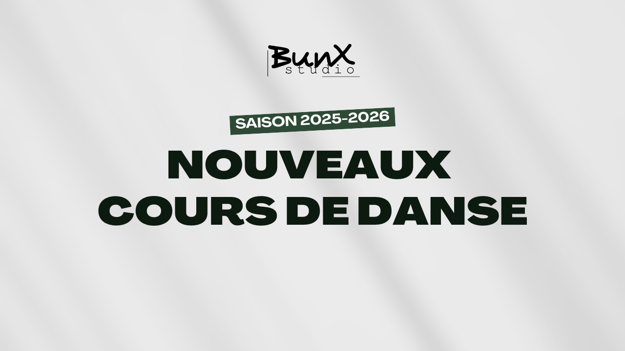 Photo Nouveaux cours de danse - Saison 2025-2026 au Bunx Studio