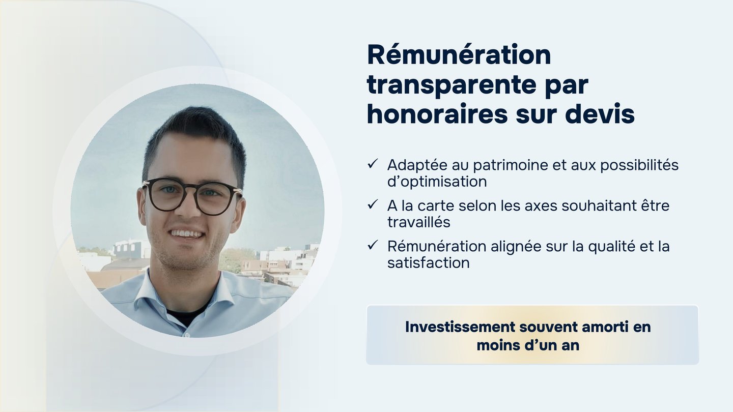 Rémunération transparente par honoraires sur devis