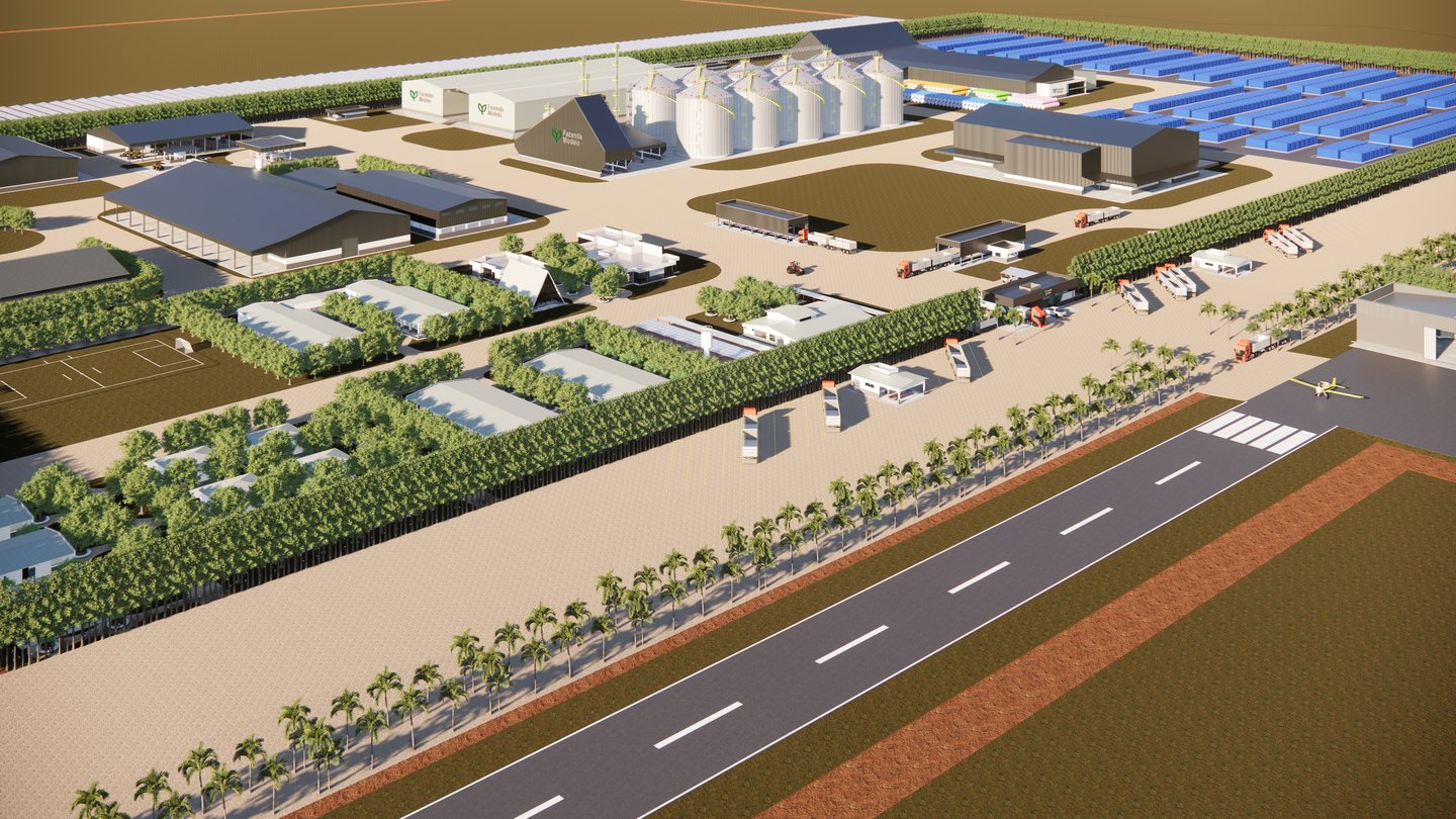 Sede rural completa estruturada e organizada padrão Fazenda Modelo