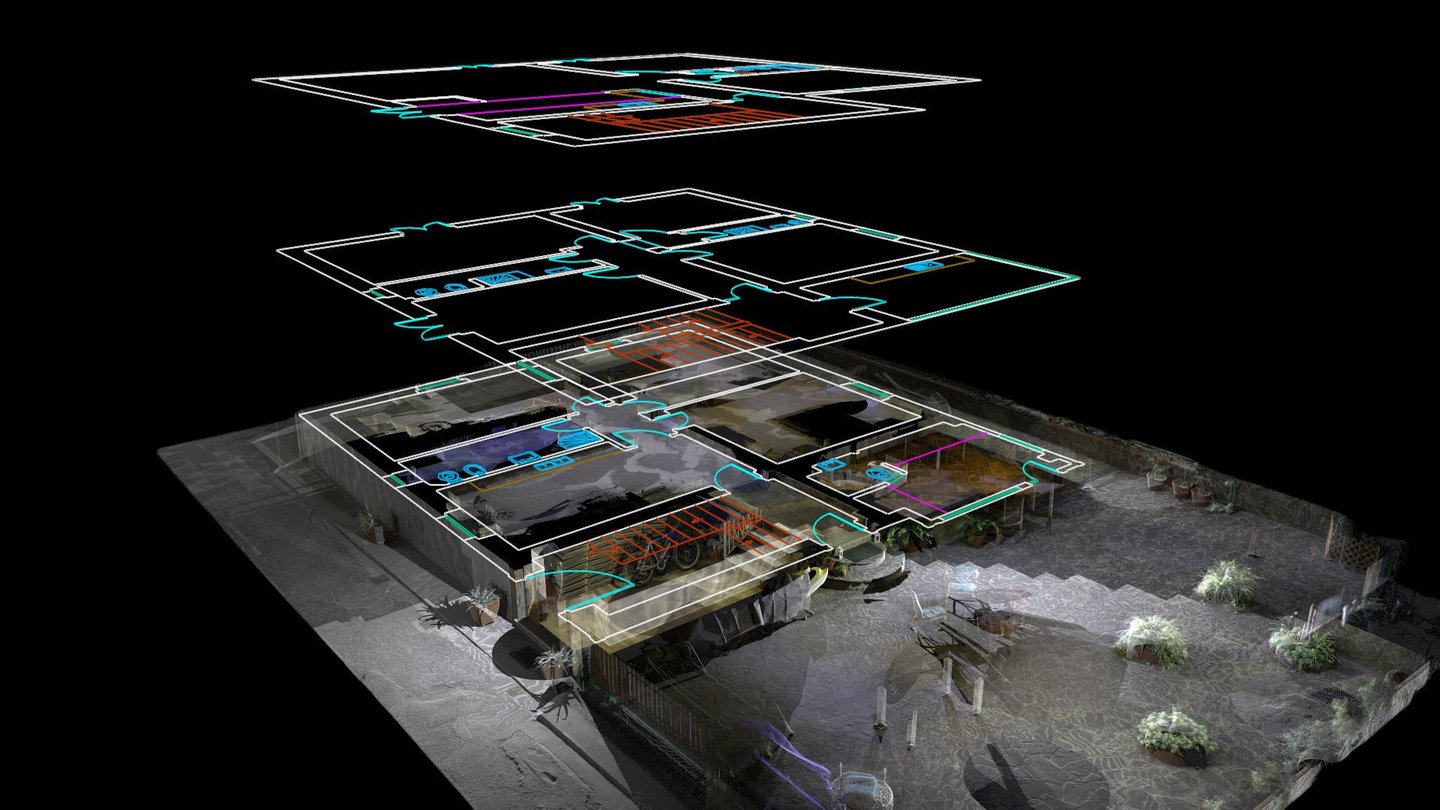 Rilievi 3D AEC BIM Agropoli Campania Salerno Napoli Firenze Bari Laser Scanner Fotogrammetria CAD 2D Prospetti Planimetrie