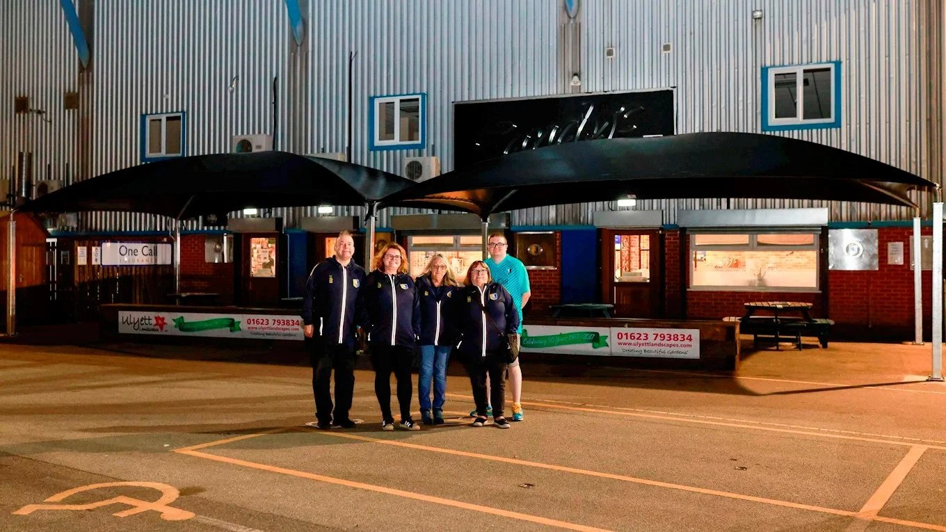The new Canopy at the One Call Stadium