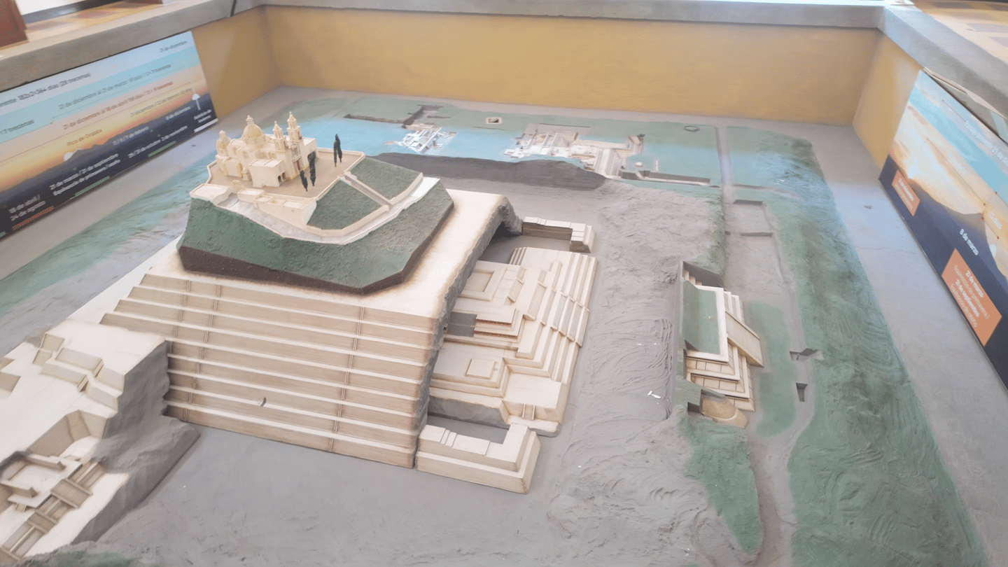 Model of Cholula Pyramid Complex
