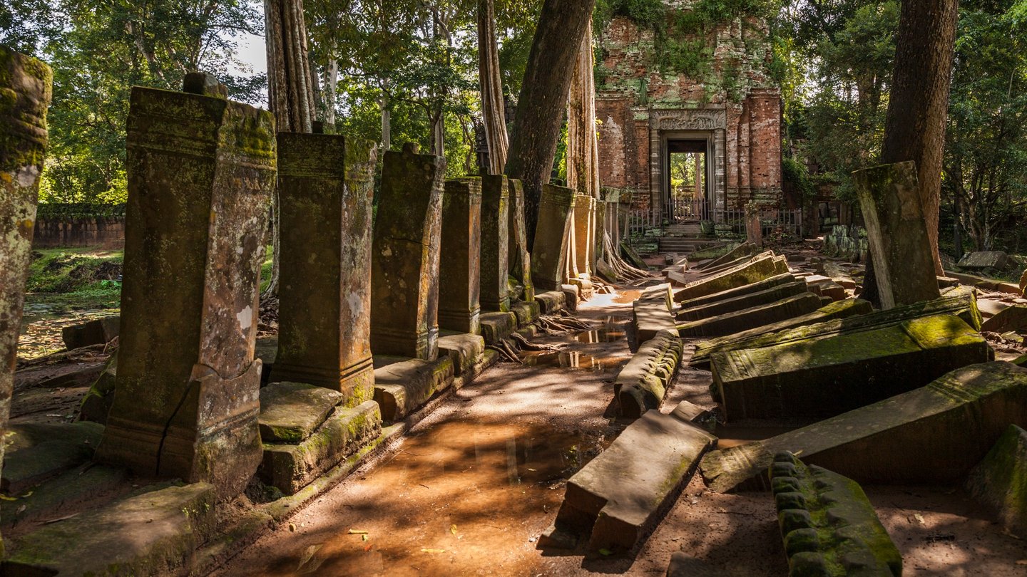 Koh Ker temples in Cambodia