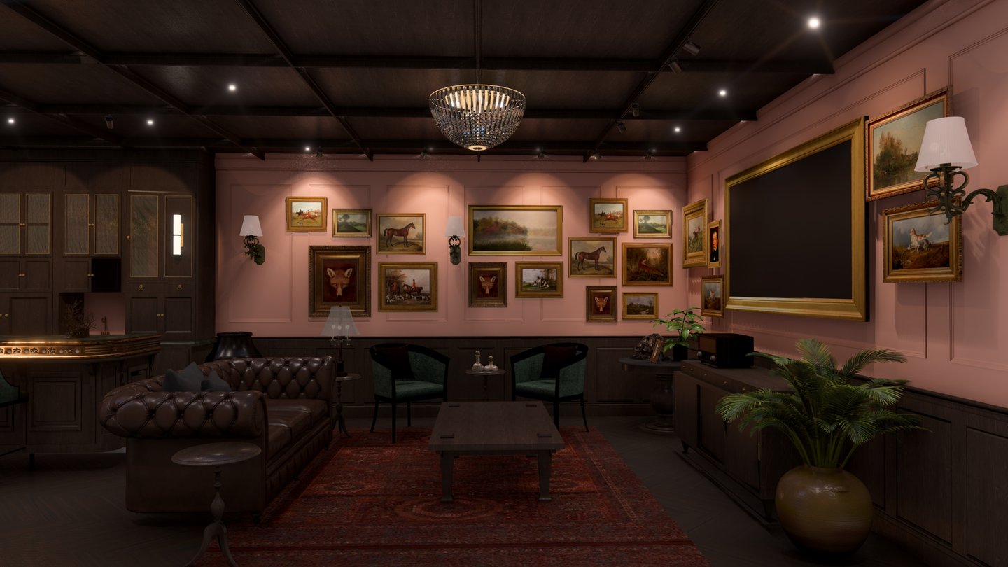 Luxury lounge interior at Desert Leaf Villa Al Barari Dubai