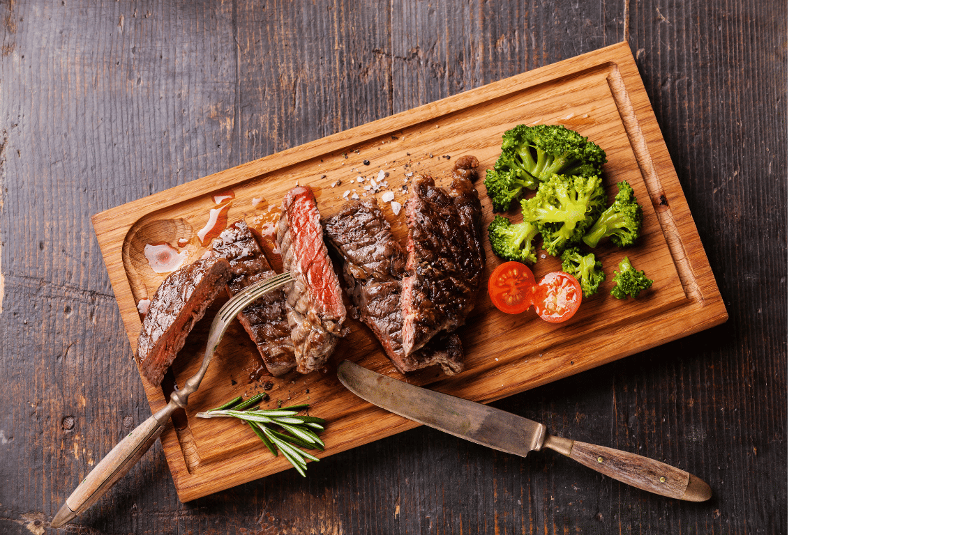 Keto Garlic Butter Steak With Broccoli