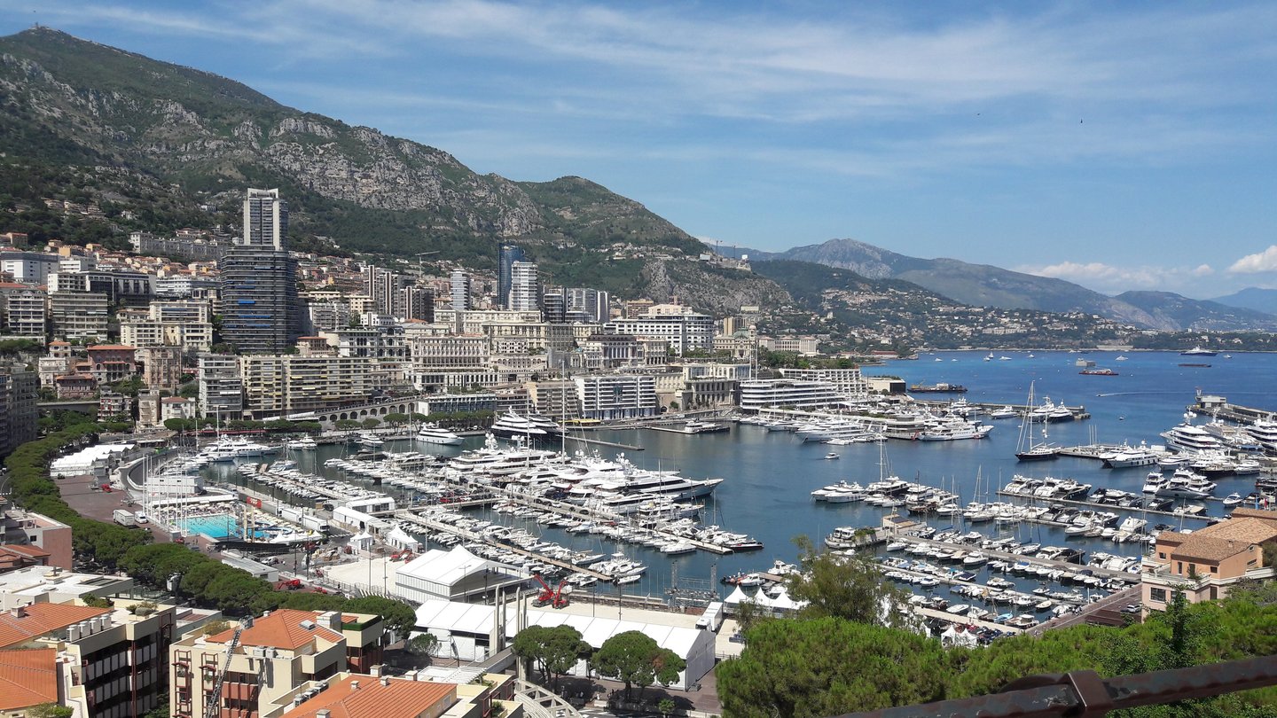 Aussicht auf Monaco