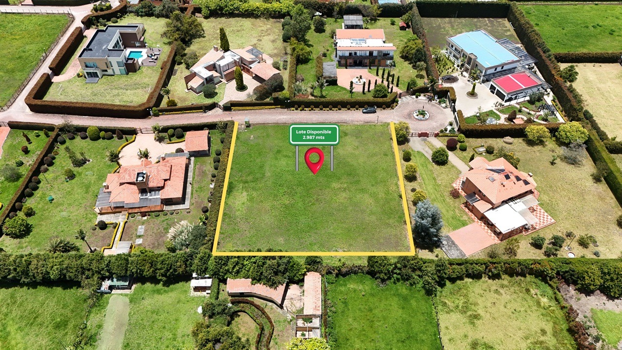 lote campestre en chía en conjunto cerrado