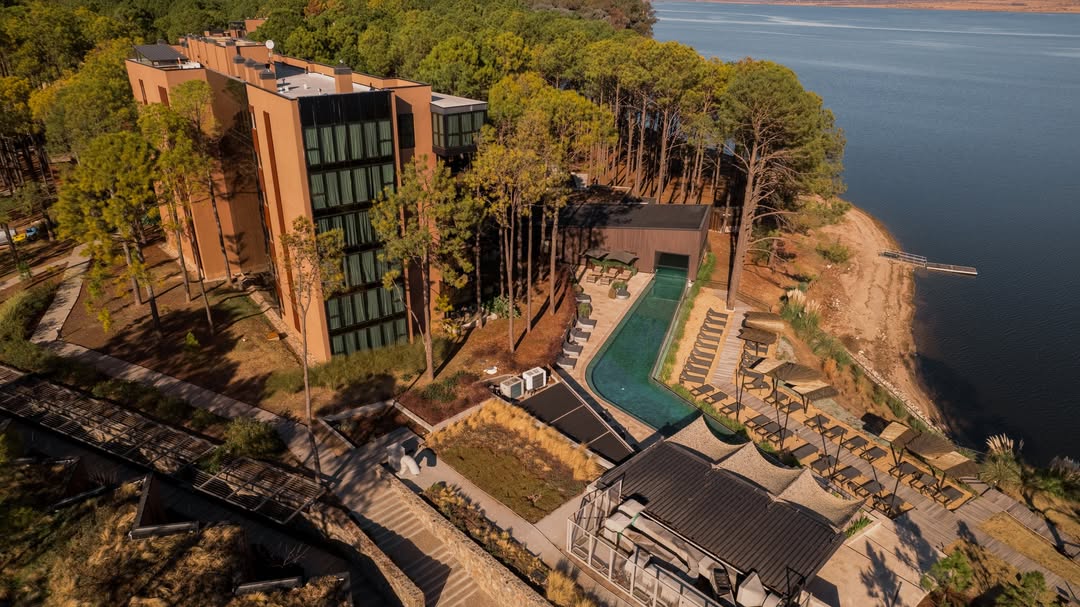 Imagen aérea del Hotel Molvento