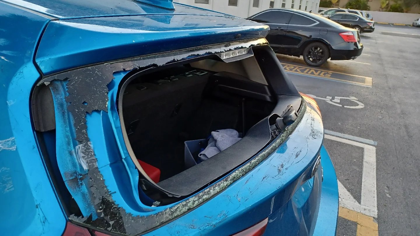 Back glass replacement