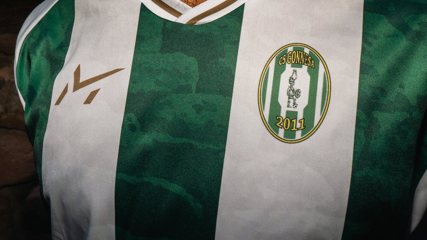 Dettagli logo maglia gara Home Gonnesa Calcio a 5 by Virmax