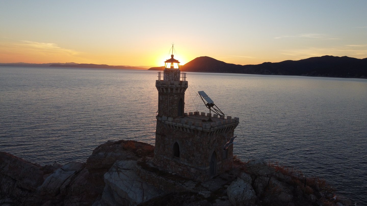 vista mare alba Lo Scoglietto